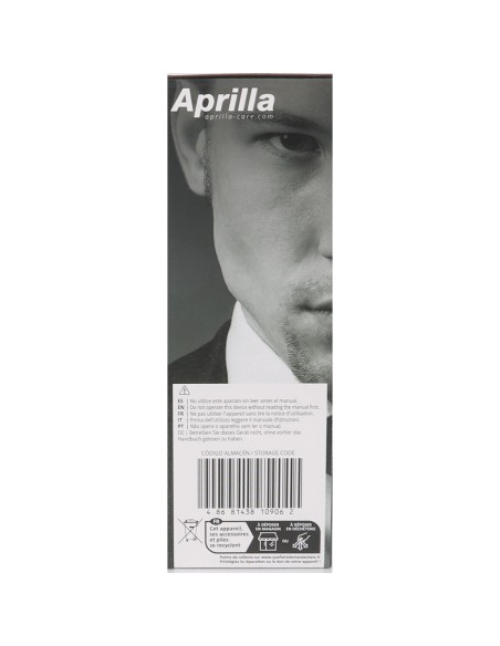 Electric shaver Aprilla Black (6 Units)