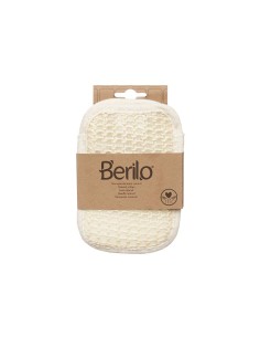 Exfoliating Mitt Berilo B7083-5 White Beige (12 Units) 2
