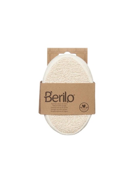 Body Sponge Berilo B7081-8 White Beige 15 x 5 x 10 cm (12 Units)