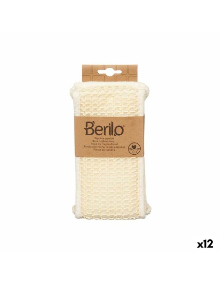 Massage Sponge Berilo B7083-16 White (12 Units)