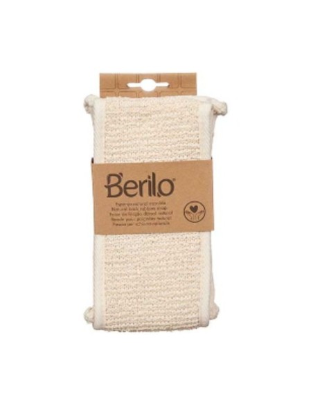 Massage Sponge Berilo B7081-16 White Beige (12 Units)