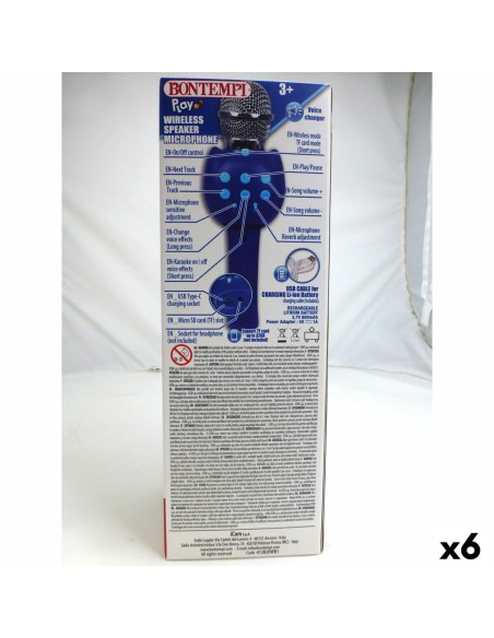 Karaoke Microphone Bontempi 6 Units