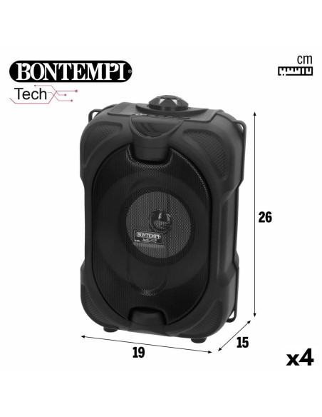 Speaker with Karaoke Microphone Bontempi 4 Units