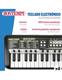 37-Key Keyboard Bontempi 42 x 4 x 15 cm (6 Units) 2