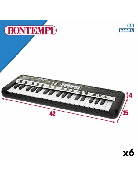 37-Key Keyboard Bontempi 42 x 4 x 15 cm (6 Units)