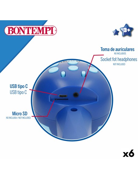 Karaoke Microphone Bontempi 6 Units