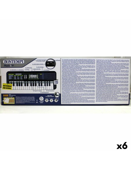 37-Key Keyboard Bontempi 42 x 4 x 15 cm (6 Units)