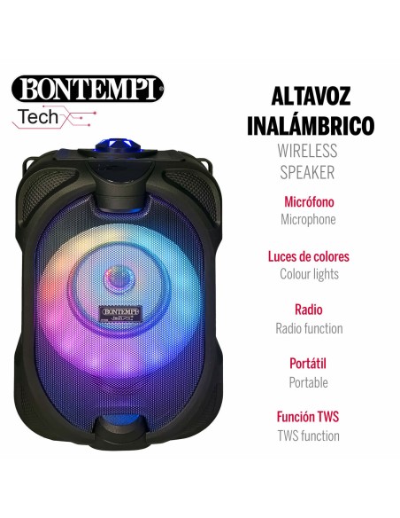 Speaker with Karaoke Microphone Bontempi 4 Units