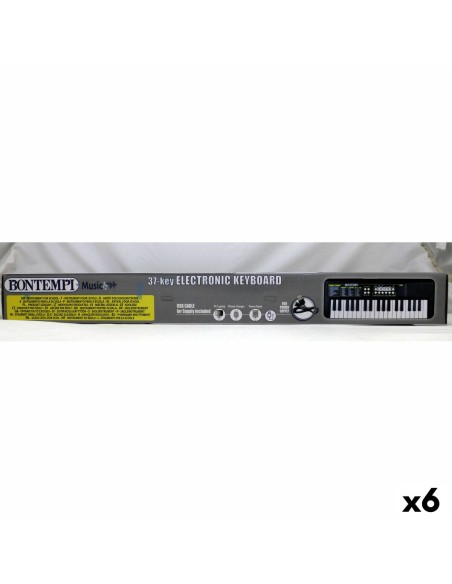 37-Key Keyboard Bontempi 42 x 4 x 15 cm (6 Units)