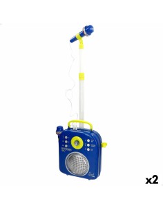 Speaker with Karaoke Microphone Bontempi 2 Units