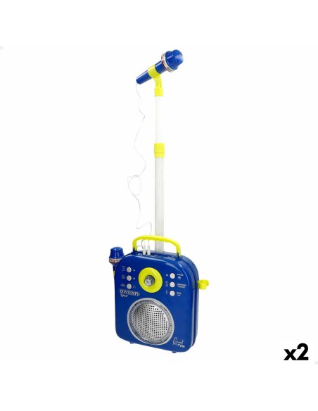 Speaker with Karaoke Microphone Bontempi 2 Units