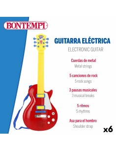 Baby Guitar Bontempi 20 x 56 x 4 cm (6 Units) 2