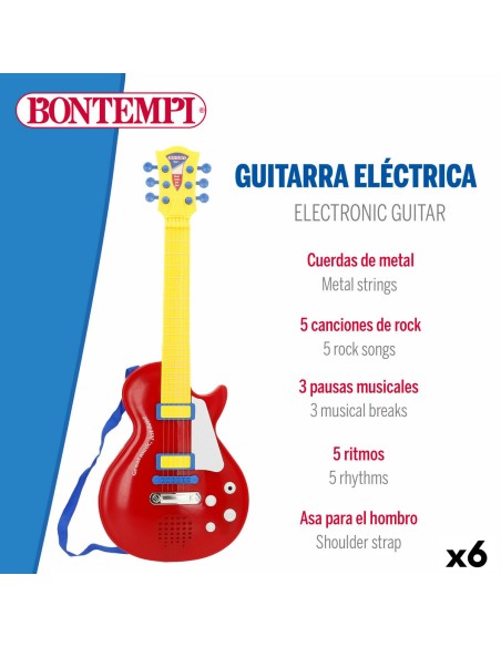 Baby Guitar Bontempi 20 x 56 x 4 cm (6 Units)