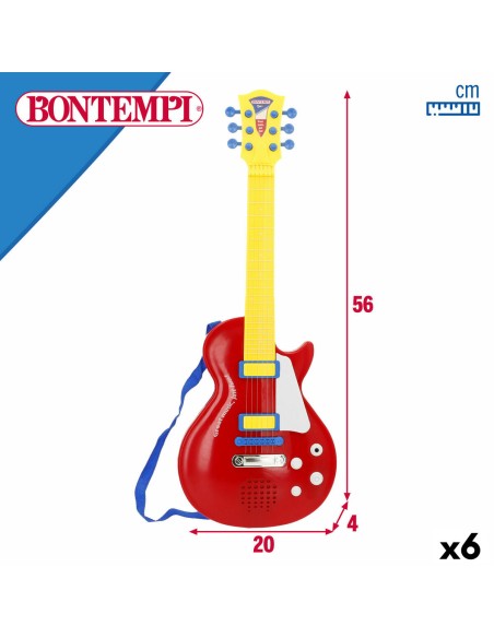 Baby Guitar Bontempi 20 x 56 x 4 cm (6 Units)