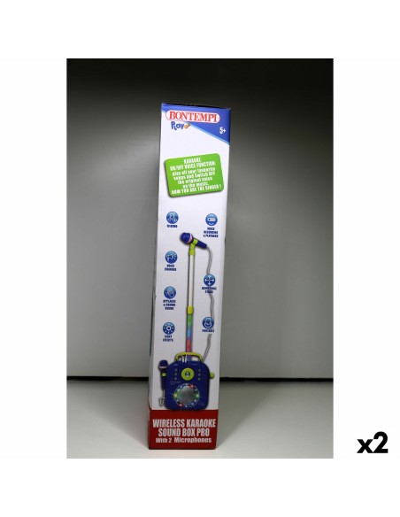 Speaker with Karaoke Microphone Bontempi 2 Units