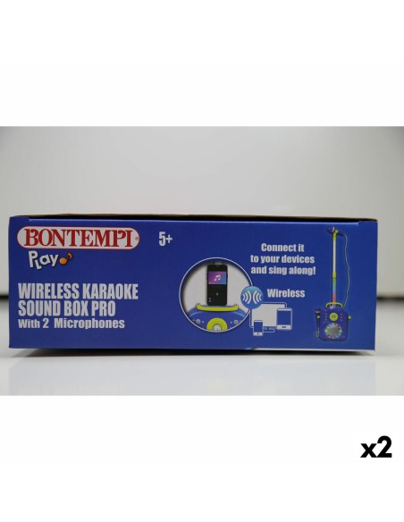 Speaker with Karaoke Microphone Bontempi 2 Units