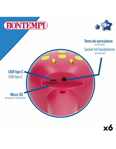 Karaoke Microphone Bontempi 6 Units