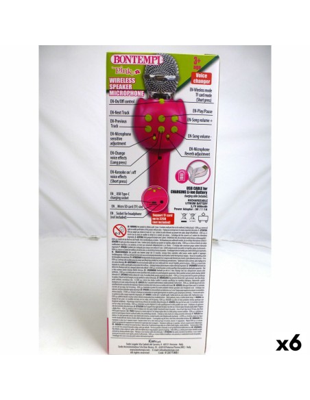 Karaoke Microphone Bontempi 6 Units