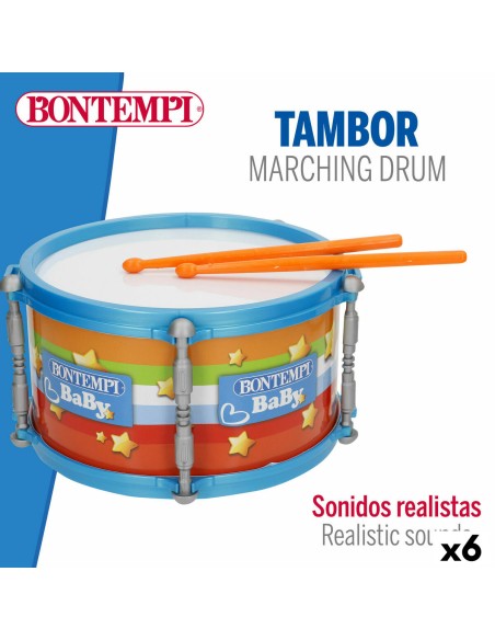 Drum Bontempi 24 x 13 x 24 cm (6 Units)