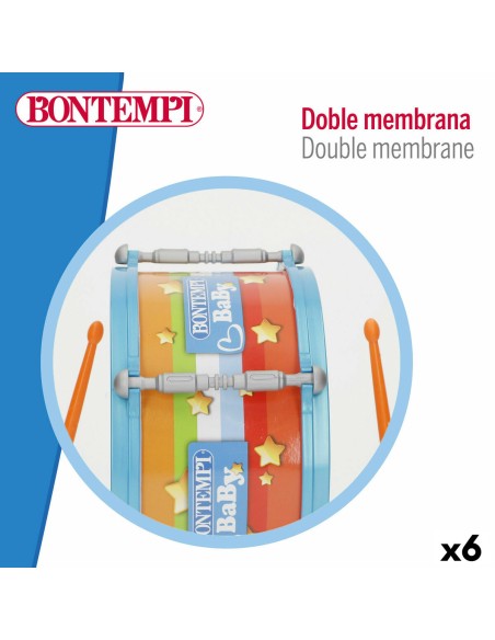 Drum Bontempi 24 x 13 x 24 cm (6 Units)