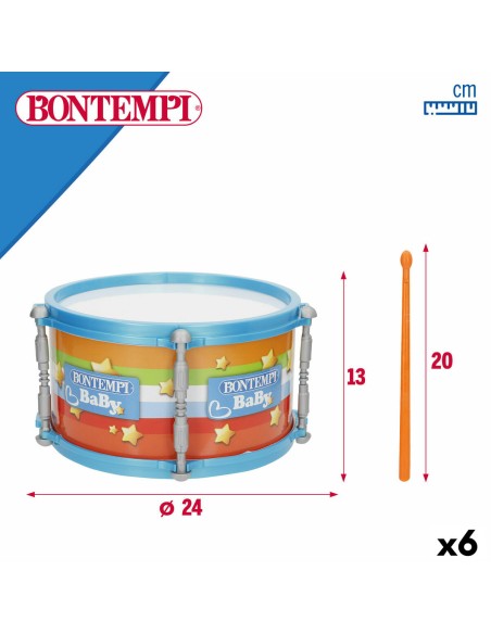 Drum Bontempi 24 x 13 x 24 cm (6 Units)
