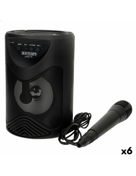 Speaker with Karaoke Microphone Bontempi 6 Units