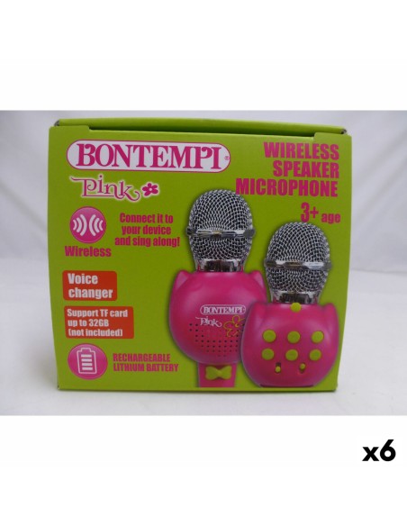 Karaoke Microphone Bontempi 6 Units