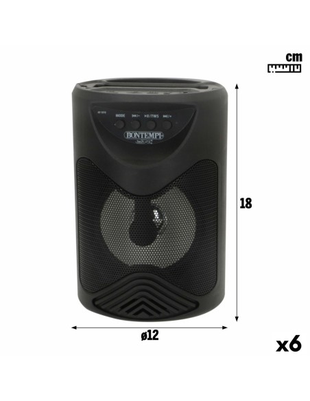 Speaker with Karaoke Microphone Bontempi 6 Units