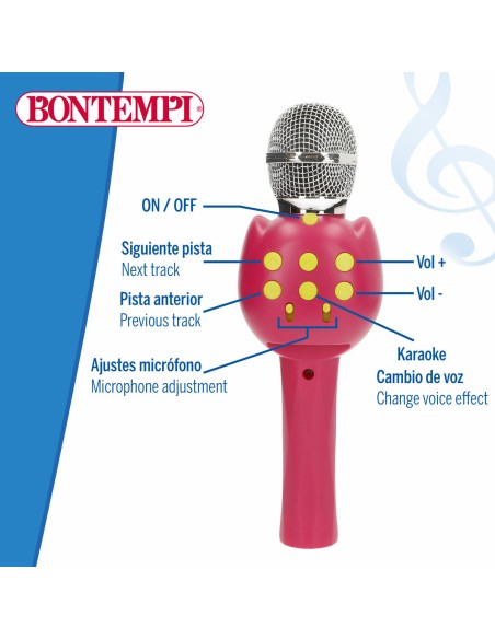 Karaoke Microphone Bontempi 6 Units
