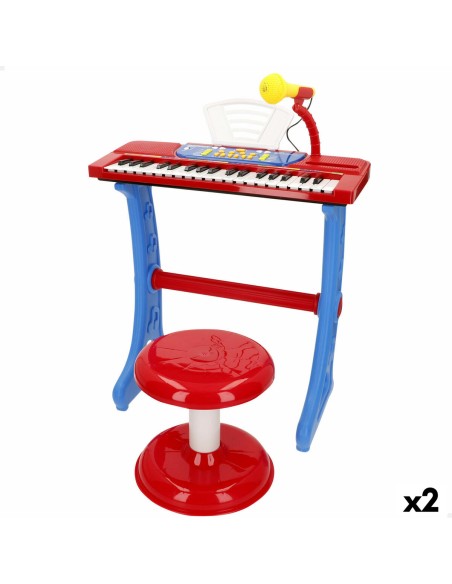 37-Key Keyboard Bontempi 43 x 56 x 23 cm (2 Units)