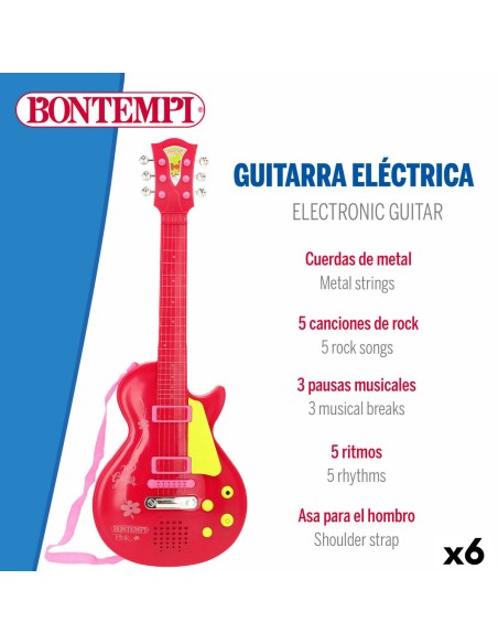 Baby Guitar Bontempi 20 x 56 x 4 cm (6 Units)