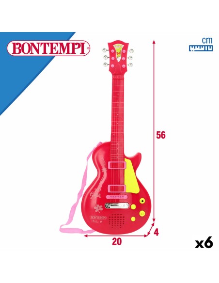 Baby Guitar Bontempi 20 x 56 x 4 cm (6 Units)