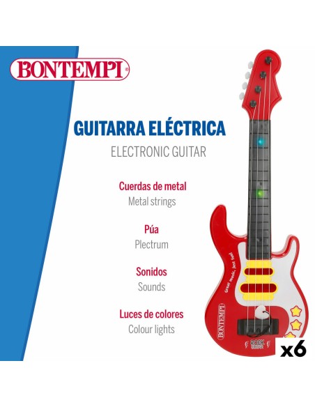 Baby Guitar Bontempi 17 x 51 x 5 cm (6 Units)