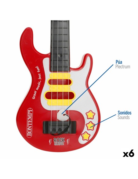 Baby Guitar Bontempi 17 x 51 x 5 cm (6 Units)