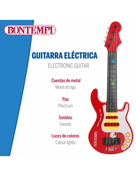 Baby Guitar Bontempi 17 x 51 x 5 cm (6 Units)
