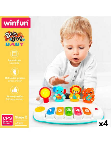 Toy piano Winfun 26 x 11 x 15 cm (4 Units)