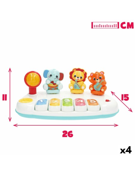 Toy piano Winfun 26 x 11 x 15 cm (4 Units)