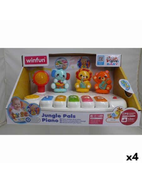 Toy piano Winfun 26 x 11 x 15 cm (4 Units)