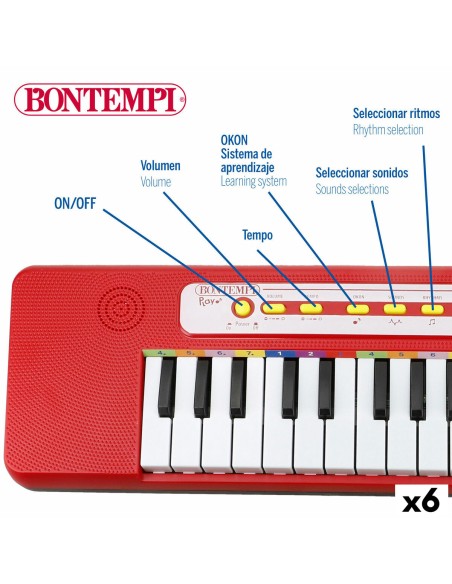 Keyboard Bontempi 47 x 3,5 x 13 cm (6 Units)