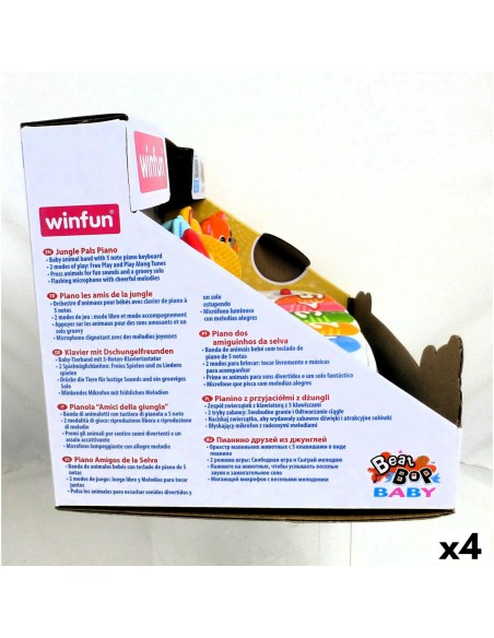 Toy piano Winfun 26 x 11 x 15 cm (4 Units)