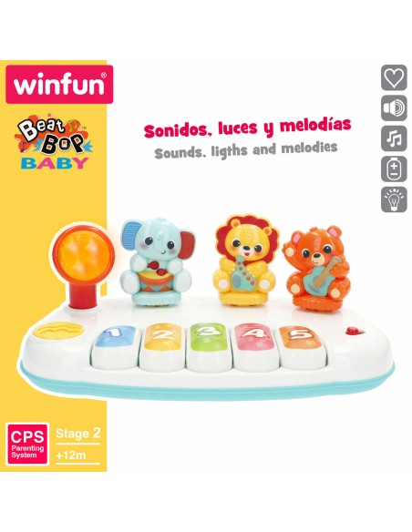 Toy piano Winfun 26 x 11 x 15 cm (4 Units)
