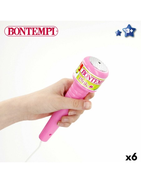 Toy microphone Bontempi 20 x 105 x 20 cm (6 Units)