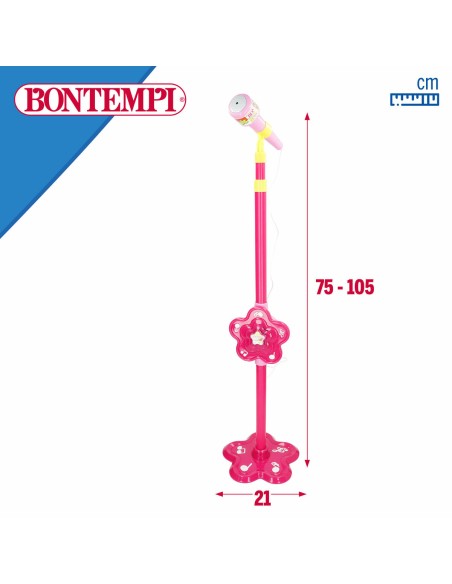 Toy microphone Bontempi 20 x 105 x 20 cm (6 Units)