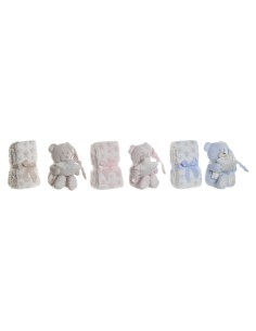 Gift Set for Babies Home ESPRIT Blue Beige Pink Polyester (3 Units)