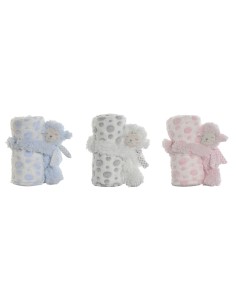 Gift Set for Babies Home ESPRIT Blue Beige Pink Polyester (3 Units)