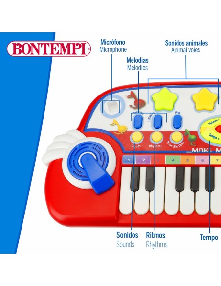 Electric Piano Bontempi 38 x 18 x 17 cm (6 Units)