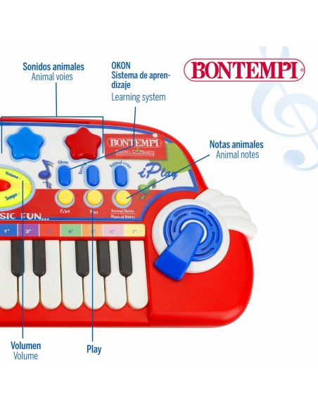 Electric Piano Bontempi 38 x 18 x 17 cm (6 Units)