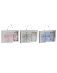 Gift Set for Babies Home ESPRIT Blue Beige Pink Polyester (3 Units) 2