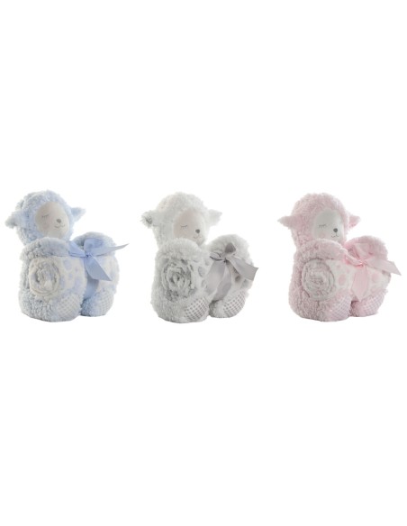Gift Set for Babies Home ESPRIT Blue Beige Pink Polyester (3 Units)