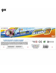 Racquet Set Colorbaby 22 x 48 x 1,8 cm (6 Units)